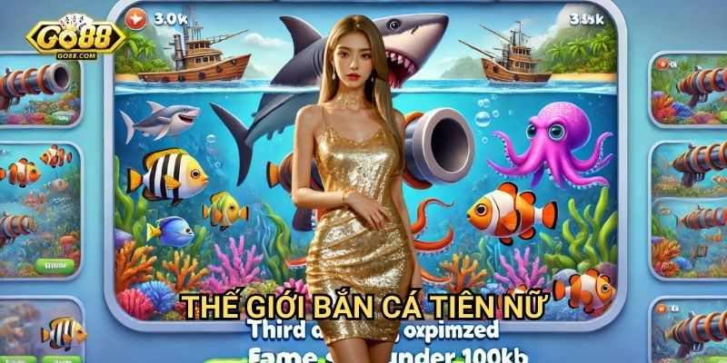 Bắn cá tiên nữ Go88 - Phiêu lưu đại dương huyền bí 2 Thế giới bắn cá tiên nữ